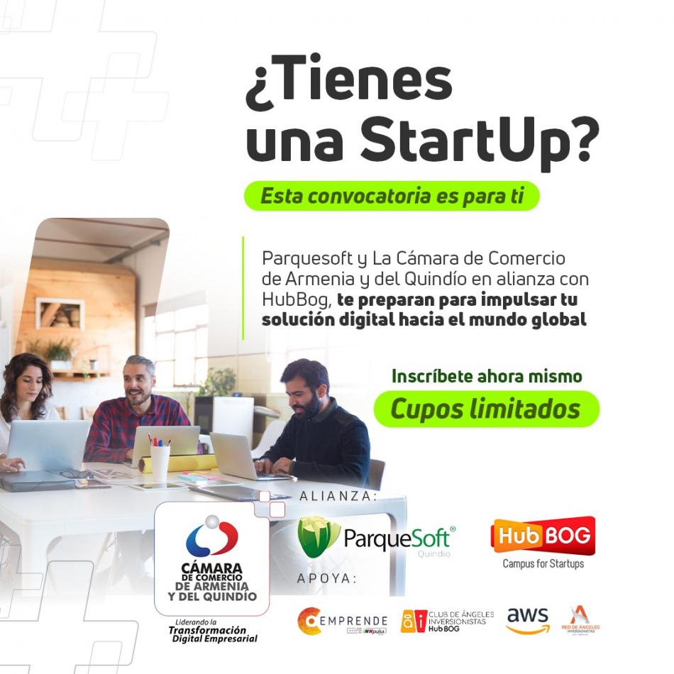 Programa de aceleración de startups Quindío