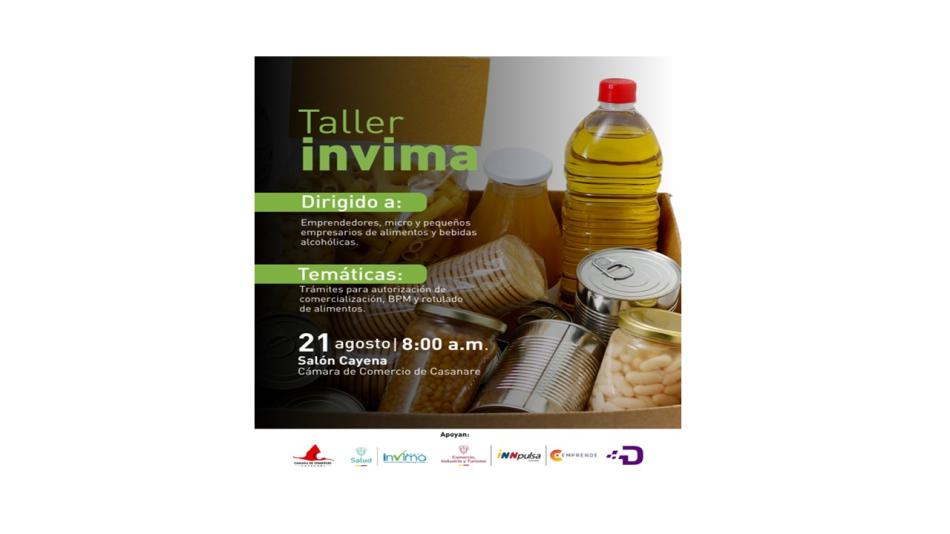 Taller Invima para empresarios de Casanare