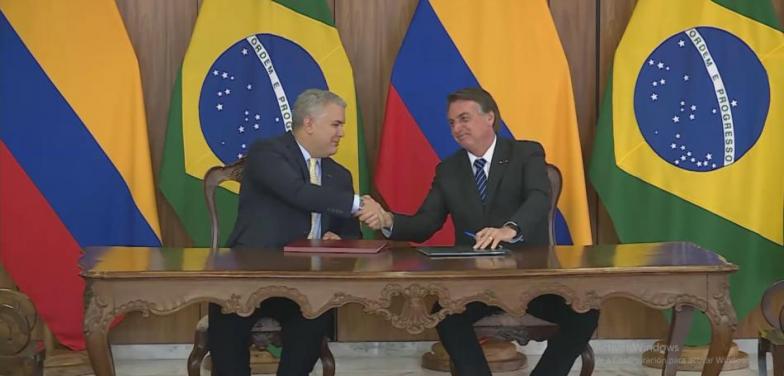 ‘Las relaciones entre Colombia y Brasil están en el punto más alto’: Duque