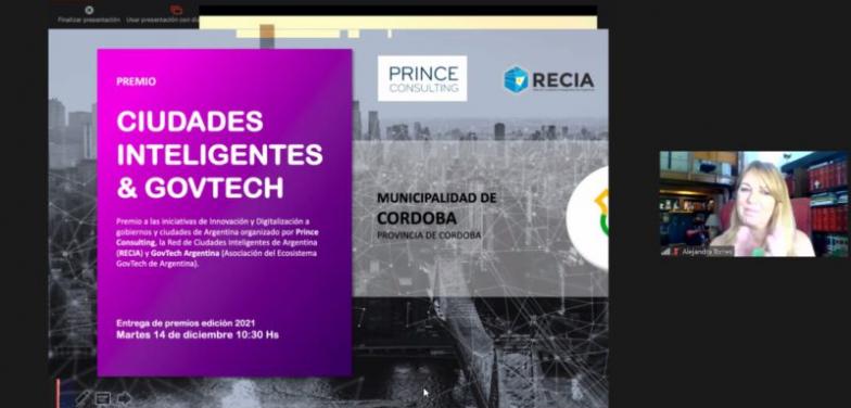 Por sus programas innovadores, Córdoba es una de las nueve ganadoras del premio a las Ciudades Digitales y GovTech