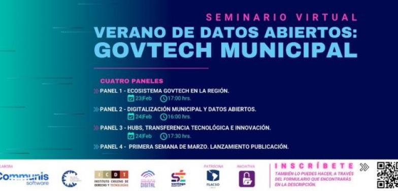 Fundación Abriendo Dato y FLACSO realizarán seminario "Verano de Datos Abiertos: GovTech Municipal"s