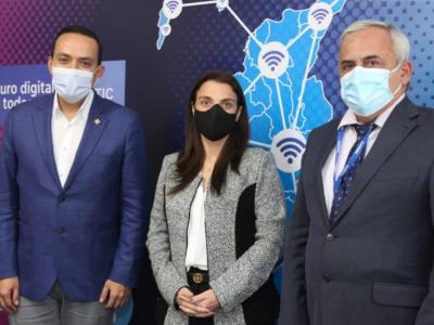 Gobernador y Ministra de las TIC revisan implementación de la transformación digital de Santander