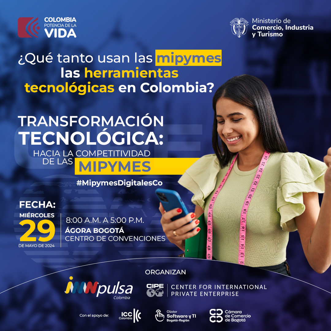 Revelarán encuesta realizada a más de 4.000 empresas colombianas para conocer los avances y las brechas en la implementación de tecnologías digitales 