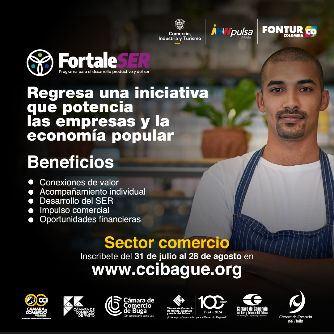 iNNpulsa Colombia fortalecerá las capacidades productivas y empresariales de 470 emprendimientos en 4 departamentos a través del programa FortaleSER