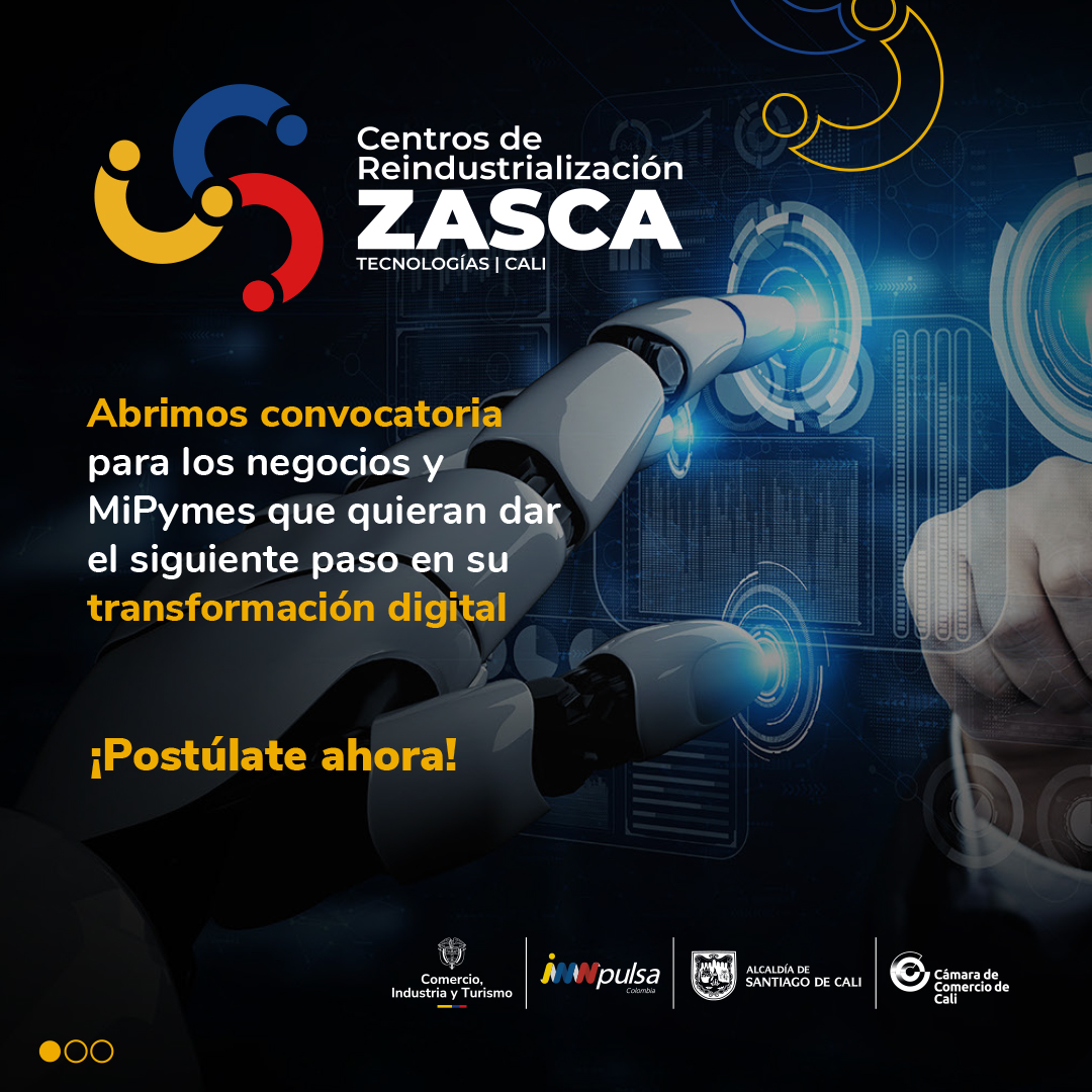 Centro de Reindustrialización Zasca Tecnologías | Cali. (Postulación presencial)